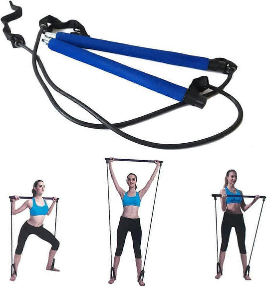 Translation missing: en.Pilates Bar Kit with Resistance Bands for Home Yoga &amp; Gym Workout