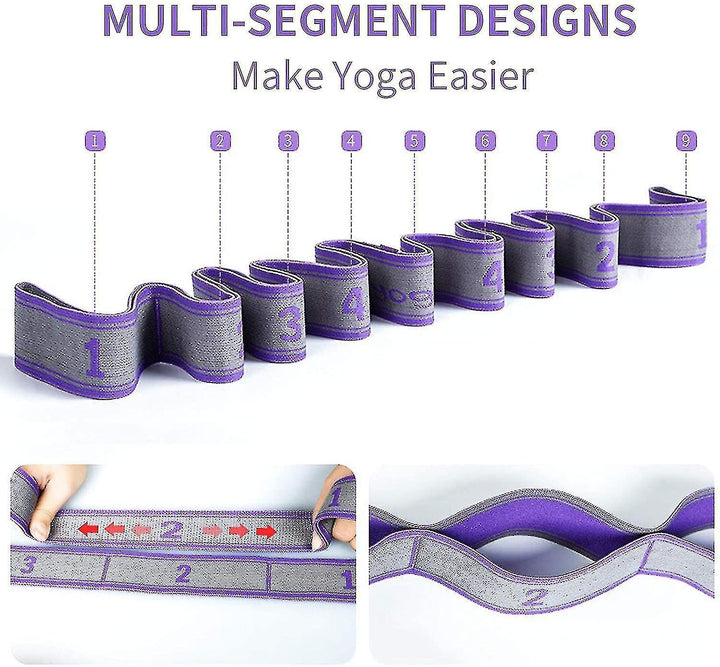 Translation missing: en.9-Loop Yoga Stretch Strap for Flexibility &amp; Exercise