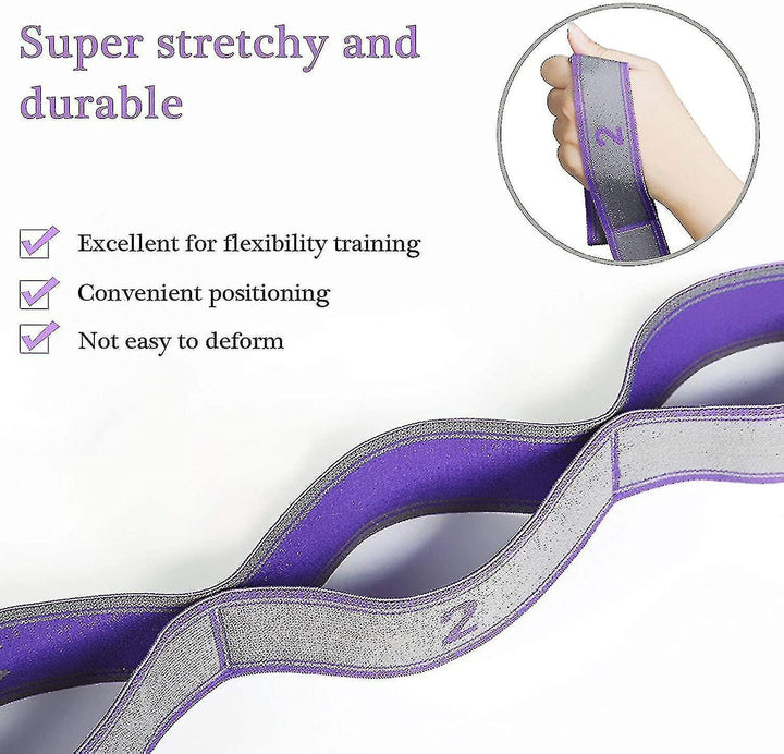 Translation missing: en.9-Loop Yoga Stretch Strap for Flexibility &amp; Exercise