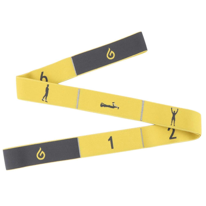 Translation missing: en.8-Loop Yellow Yoga Elastic Strap for Pilates &amp; Gym Stretching