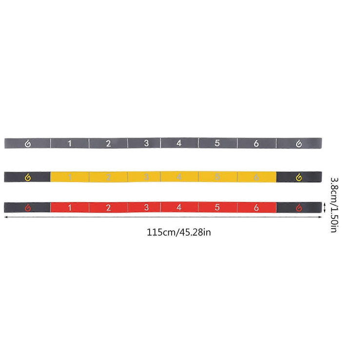 Translation missing: en.8-Loop Yellow Yoga Elastic Strap for Pilates &amp; Gym Stretching