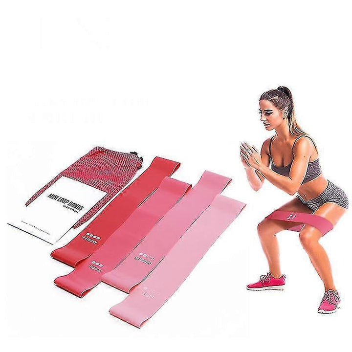 Translation missing: en.4pcs Fitness Yoga Resistance Bands for Exercise
