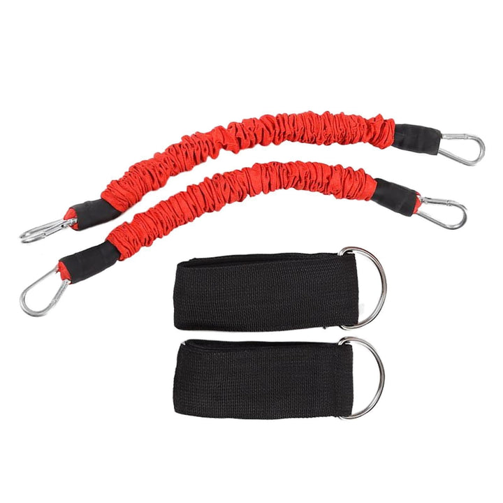 Translation missing: en.Red Resistance Bands Set for Leg Speed &amp; Yoga Training
