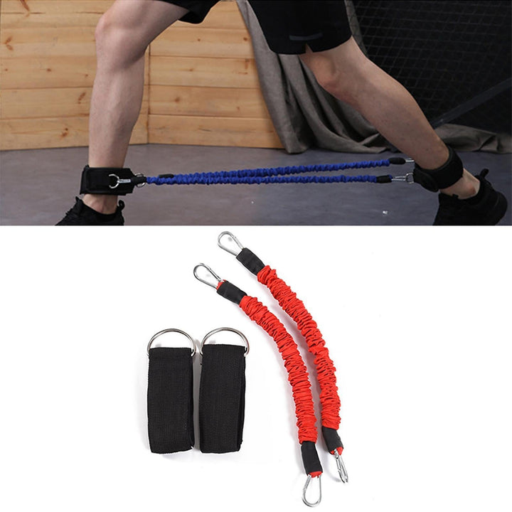 Translation missing: en.Red Resistance Bands Set for Leg Speed &amp; Yoga Training