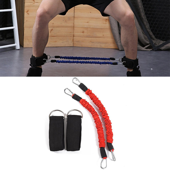 Translation missing: en.Red Resistance Bands Set for Leg Speed &amp; Yoga Training