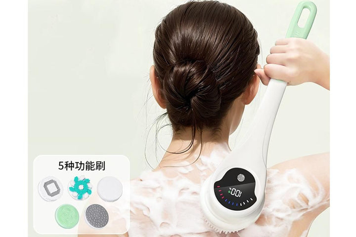 Translation missing: en.Electric Back Scrubber Body Brush Exfoliating Bath Brush for Shower - Green