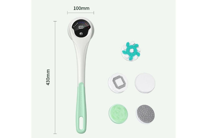 Translation missing: en.Electric Back Scrubber Body Brush Exfoliating Bath Brush for Shower - Green
