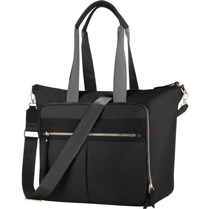 Translation missing: en.Travel Bag - Women's Travel Bag - Sports &amp; Fitness Bag - Yoga Bag - Sports Bag - Carry-On Luggage - Waterproof &amp; Durable - 40x21x34 cm - Dry/Wet Separation Luggage - Weekend Bag - black