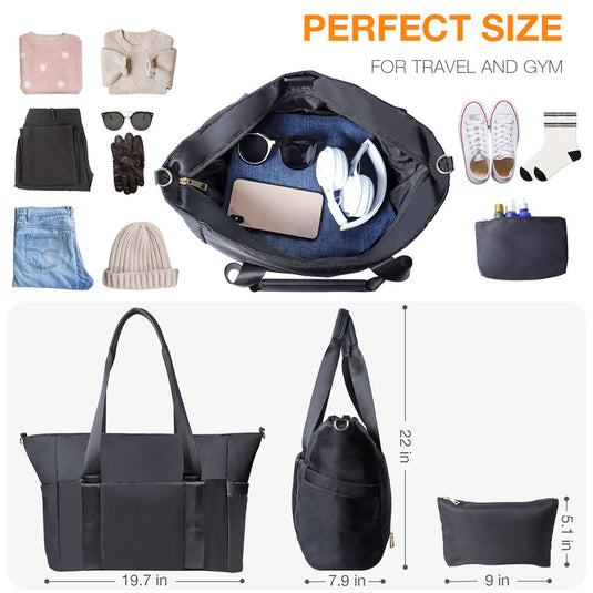 Translation missing: en.Travel Bags-Carry On Bag-Weekender Bags For Women-Duffle Bag For Travel-Gym Bag For Women-Overnight Bag-Hospital Bag For Women Labor Delivery-Gym Bag