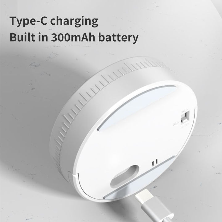 Translation missing: en.Rotating Digital Kitchen Timer, 999-Minute LED Display Timer with Magnetic Back &amp; Stand, Type-C, for Studying and Exercising—White