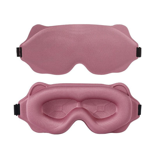 Translation missing: en.3D Contoured Sleep Mask, Breathable Fabric with Adjustable Strap, Light-Blocking Eye Mask for Sleeping, Napping, and Travel—Pink