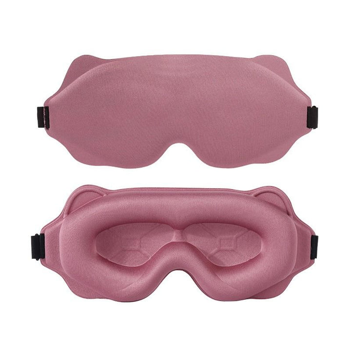 Translation missing: en.3D Contoured Sleep Mask, Breathable Fabric with Adjustable Strap, Light-Blocking Eye Mask for Sleeping, Napping, and Travel—Pink
