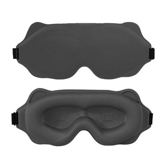Translation missing: en.3D Contoured Sleep Mask, Breathable Fabric with Adjustable Strap, Light-Blocking Eye Mask for Sleeping, Napping, and Travel - Gray