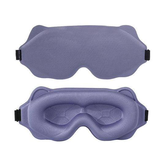 Translation missing: en.3D Contoured Sleep Mask, Breathable Fabric with Adjustable Strap, Light-Blocking Eye Mask for Sleeping, Napping, and Travel - Purple