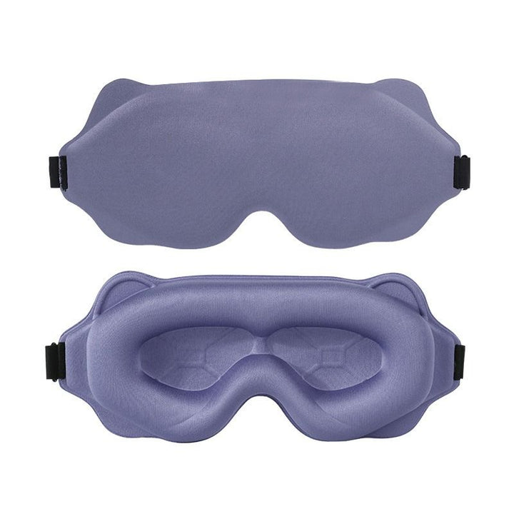 Translation missing: en.3D Contoured Sleep Mask, Breathable Fabric with Adjustable Strap, Light-Blocking Eye Mask for Sleeping, Napping, and Travel - Purple