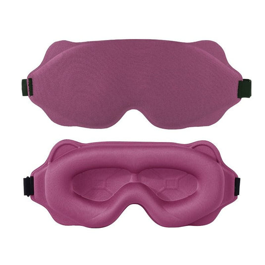 Translation missing: en.3D Contoured Sleep Mask, Breathable Fabric with Adjustable Strap, Light-Blocking Eye Mask for Sleeping, Napping, and Travel - Magenta