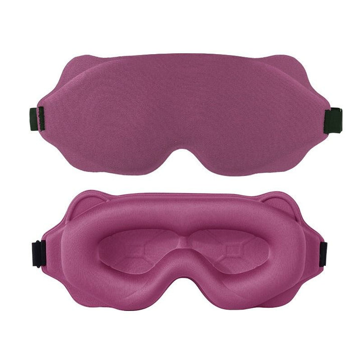 Translation missing: en.3D Contoured Sleep Mask, Breathable Fabric with Adjustable Strap, Light-Blocking Eye Mask for Sleeping, Napping, and Travel - Magenta