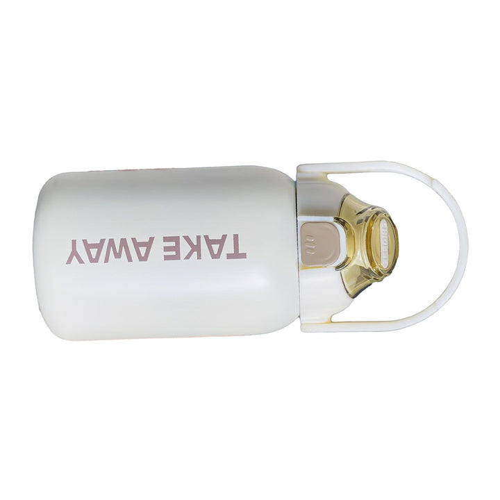 Translation missing: en.850ml Insulated Water Bottle Large Capacity with Bounce Cap Straw Winter Insulated Cup for Outdoor Beige