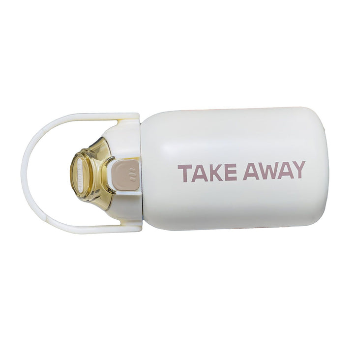 Translation missing: en.850ml Insulated Water Bottle Large Capacity with Bounce Cap Straw Winter Insulated Cup for Outdoor Beige