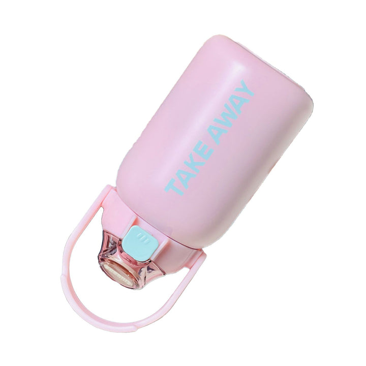 Translation missing: en.850ml Insulated Water Bottle Large Capacity with Bounce Cap Straw Winter Insulated Cup for Outdoor Pink