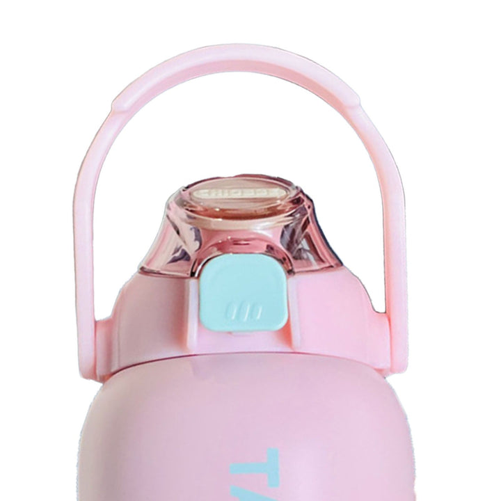 Translation missing: en.850ml Insulated Water Bottle Large Capacity with Bounce Cap Straw Winter Insulated Cup for Outdoor Pink