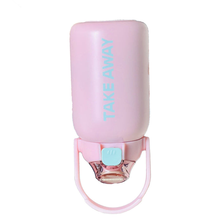 Translation missing: en.850ml Insulated Water Bottle Large Capacity with Bounce Cap Straw Winter Insulated Cup for Outdoor Pink