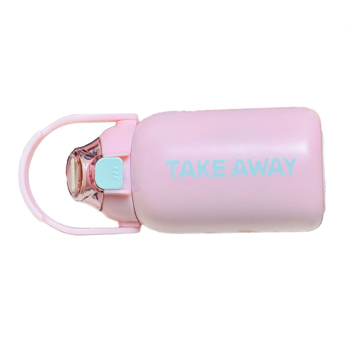 Translation missing: en.850ml Insulated Water Bottle Large Capacity with Bounce Cap Straw Winter Insulated Cup for Outdoor Pink
