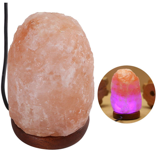 Translation missing: en.Himalayan Salt Lamp Colorful Changing LED Crystal Salt Lamp USB Power Natural Landscape Light