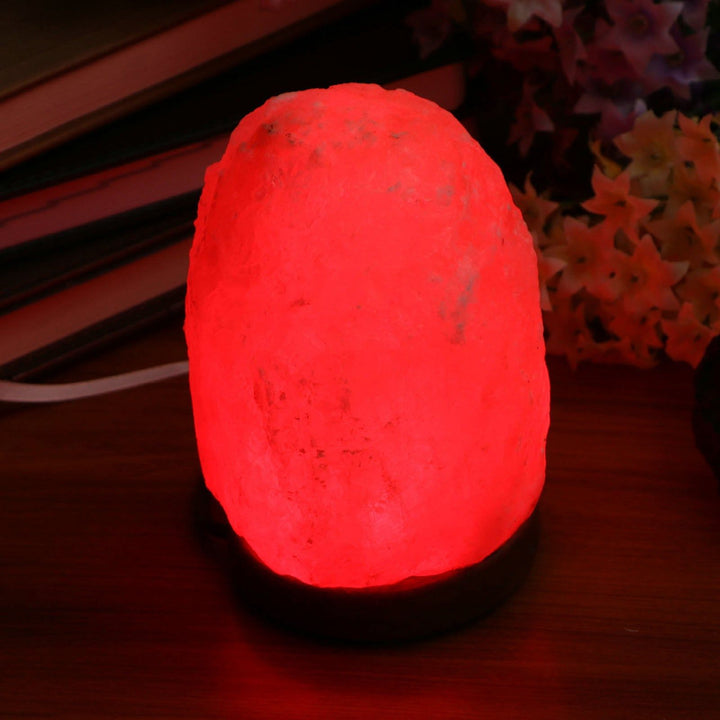 Translation missing: en.Himalayan Salt Lamp Colorful Changing LED Crystal Salt Lamp USB Power Natural Landscape Light