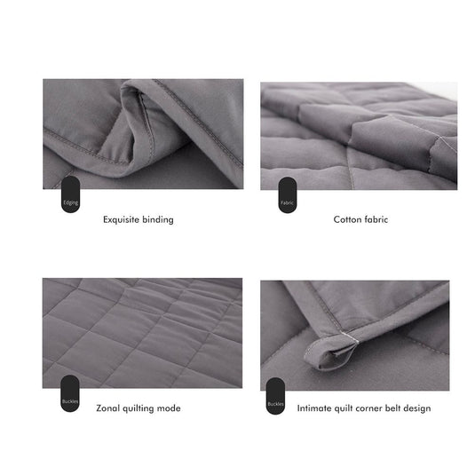 Translation missing: en.Heavy Blanket Against Sleep Disorders and Stress Blanket for Adults and Children Weighted Blanket with Glass Beads