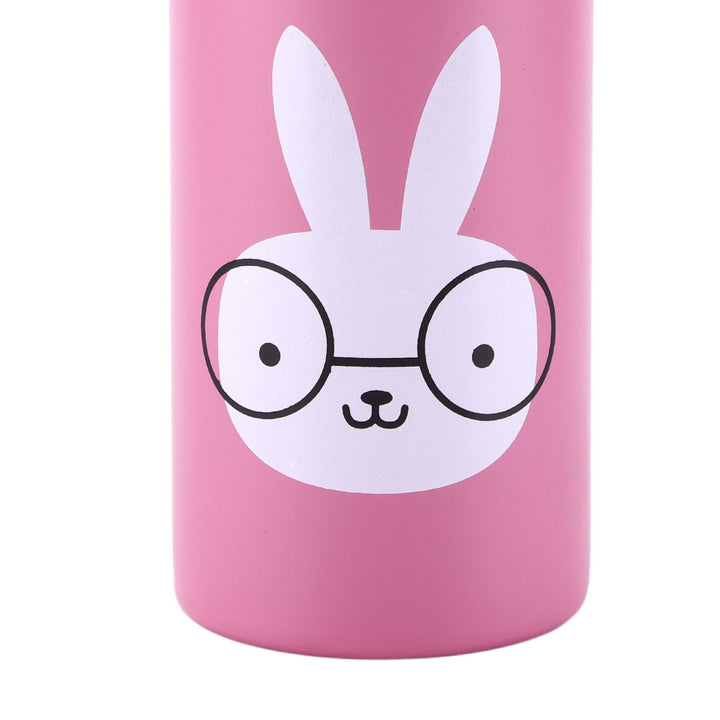 Translation missing: en.Stainless Steel Sport Water Bottle 500ml Cute Vacuum Insulated Water Bottle with Sucking Mouth for Outdoor SportsPink Bunny