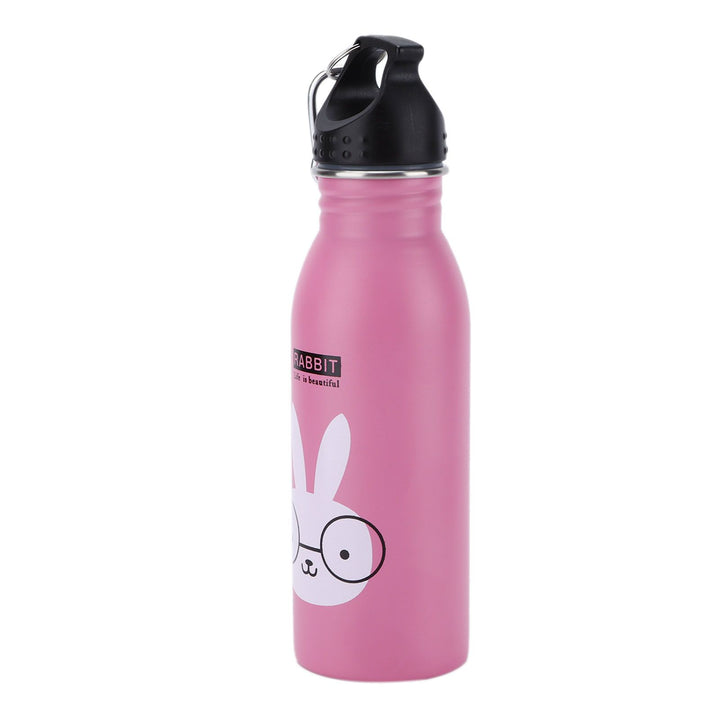 Translation missing: en.K601 Cute Cartoon Water Bottle Insulated Vacumm Stainless Steel Sport Water Bottle for KidPink Rabbit