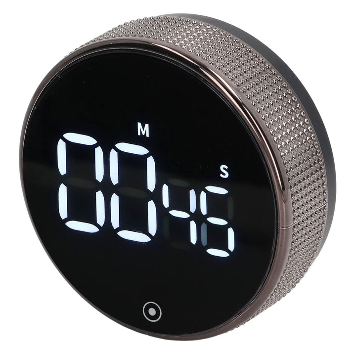 Translation missing: en.Kitchen Timer Rotating Silent Magnetic Suction Kids Study Timer LED Countdown Timer Black