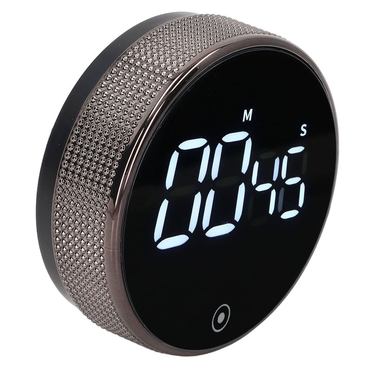 Translation missing: en.Kitchen Timer Rotating Silent Magnetic Suction Kids Study Timer LED Countdown Timer Black