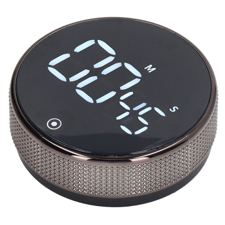 Translation missing: en.Kitchen Timer Rotating Silent Magnetic Suction Kids Study Timer LED Countdown Timer Black