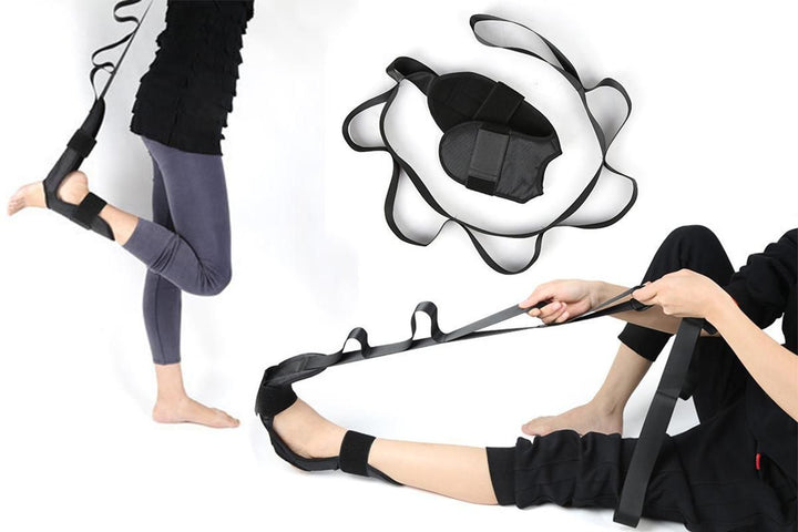 Translation missing: en.2Pcs Multi-Loop Stretch Strap Yoga Straps For Stretching Yoga Flexibility Stretch Band Gradient Fitness Stretching Strap
