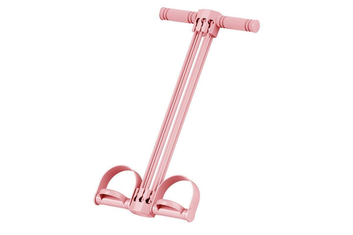 Translation missing: en.Pedal Resistance Band with Handles Adjustable Detachable Multifunction Pedal Resistance Band for Abs Arms Waist Legs Home Fitness - Pink