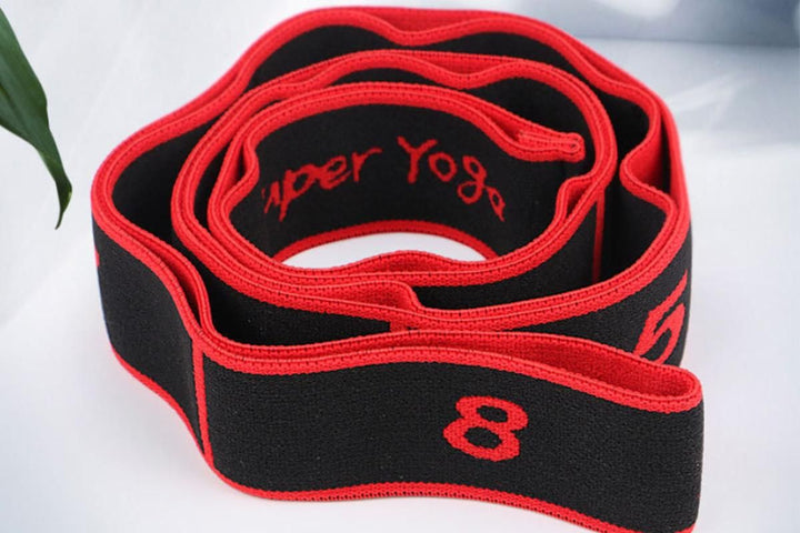 Translation missing: en.8 Level Yoga Resistance Bands Set 3 Pack Elastic Fitness Stretch Bands