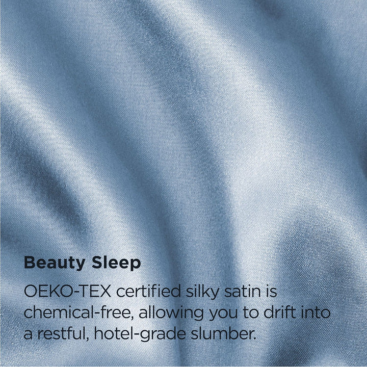 Translation missing: en.Silk Pillowcase for Hair and Skin Mulberry Silk Pillowcase Soft Breathable Smooth Both Sided Natural Silk Pillowcase with Envelope pocket Beauty Sleep Silk Pillow Case for Gift (2 Pack, Standard, Sea Blue)