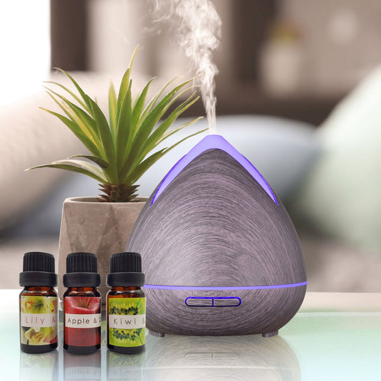Translation missing: en.Essential Oils Ultrasonic Aromatherapy Diffuser Air Humidifier Purify 400ML - Violet