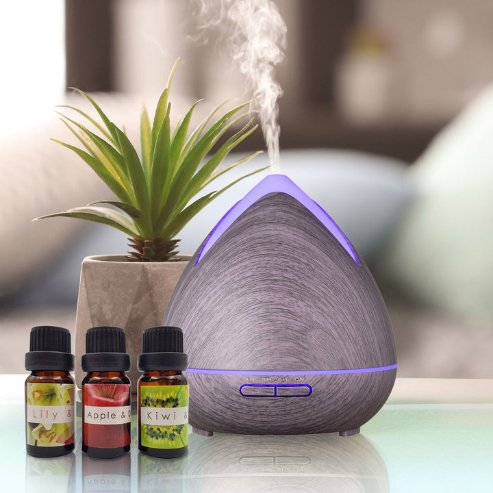Translation missing: en.Essential Oils Ultrasonic Aromatherapy Diffuser Air Humidifier Purify 400ML - Violet