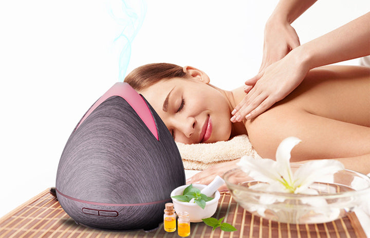 Translation missing: en.Essential Oils Ultrasonic Aromatherapy Diffuser Air Humidifier Purify 400ML - Violet