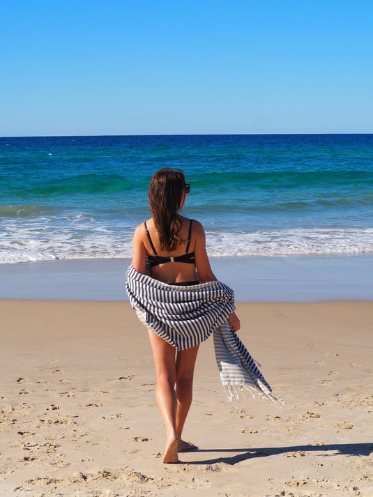 Translation missing: en.PORTSEA TURKISH COTTON TOWEL - MIDNIGHT