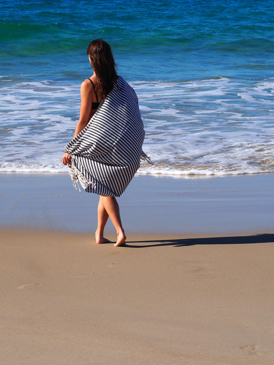 Translation missing: en.PORTSEA TURKISH COTTON TOWEL - MIDNIGHT