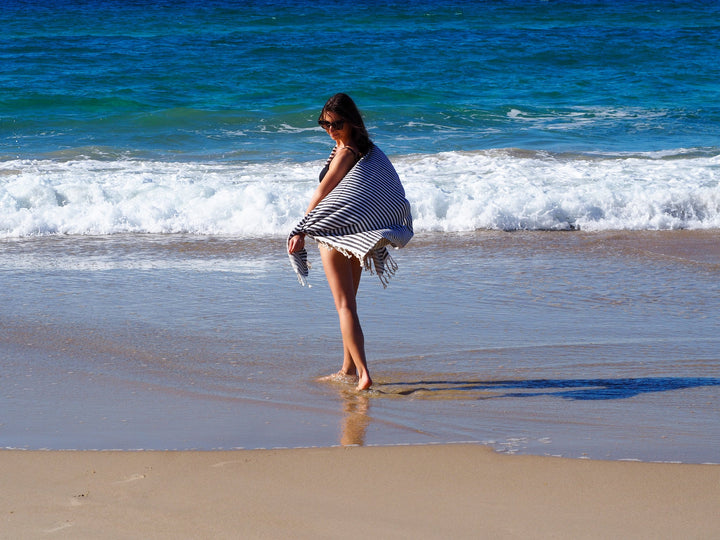 Translation missing: en.PORTSEA TURKISH COTTON TOWEL - MIDNIGHT