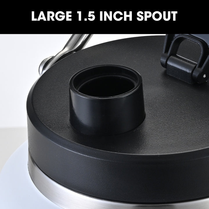 Translation missing: en.Baumr-AG 3.8L Double Wall Insulated Stainless Steel Water Bottle, Drink Jug with Handle, White