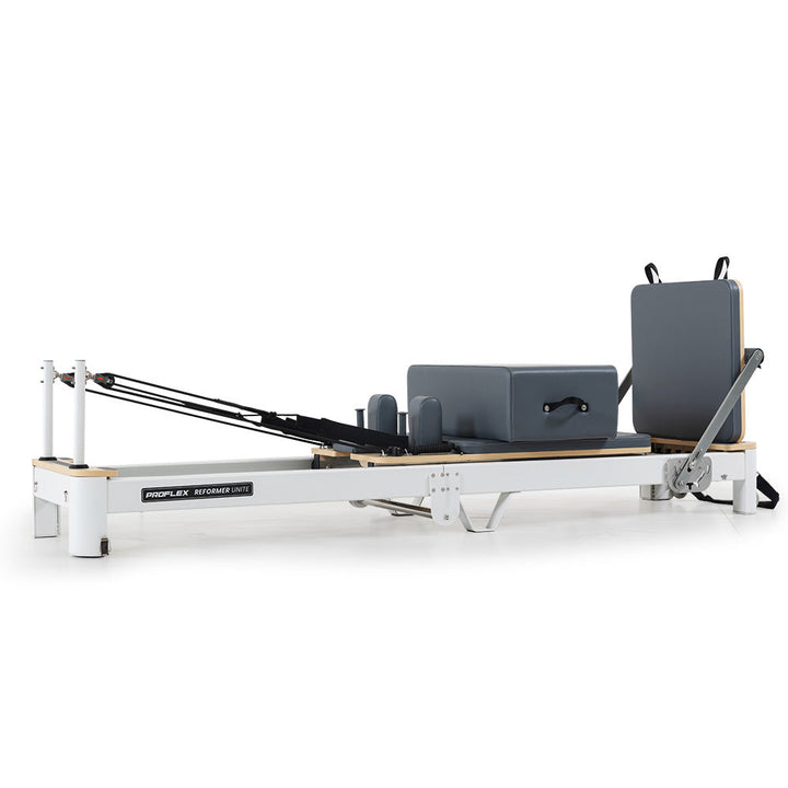 Translation missing: en.PROFLEX Aluminium Pilates Reformer Machine, Stretch Bed with box and jump board accessories