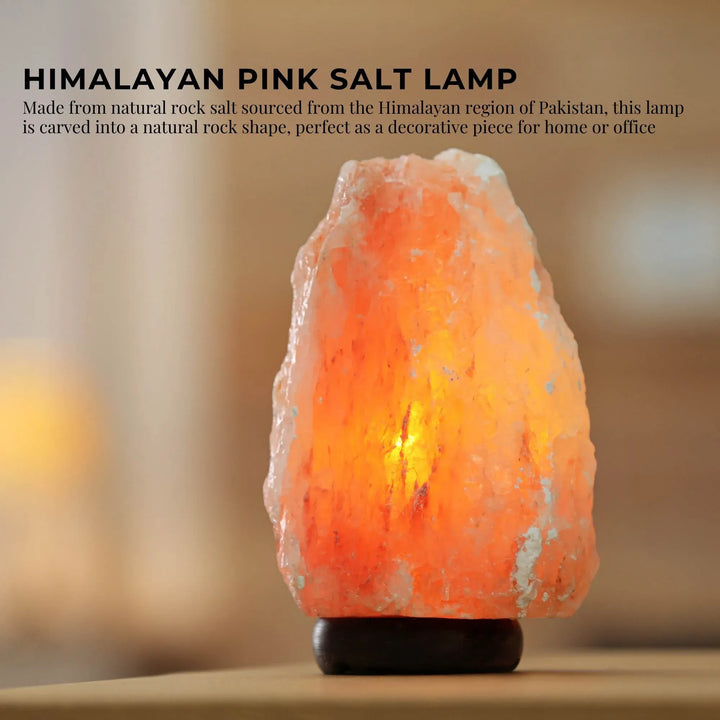 Translation missing: en.12V 12W 2-3 Kgs Himalayan Pink Salt Lamp Natural Rock Crystal Light Bulb On/Off
