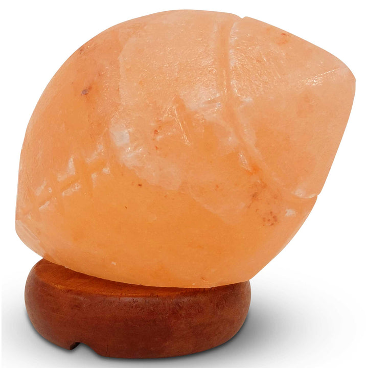 Translation missing: en.12V 12W Rugby Himalayan Pink Salt Lamp Carved Footy Rock Crystal Light Bulb On/Off