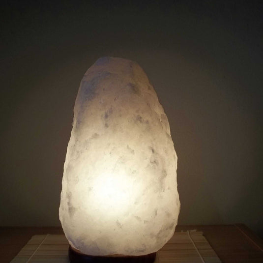Translation missing: en.12V 12W 1-2Kg Himalayan White Salt Lamp Crystal Rock Natural Shape Unique Lamps